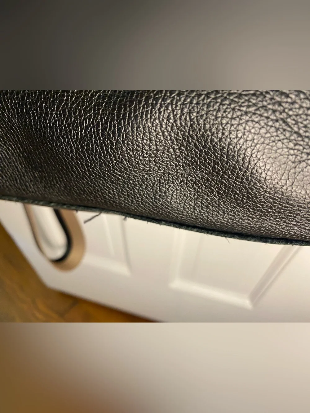 Leather Tote Bag in Black